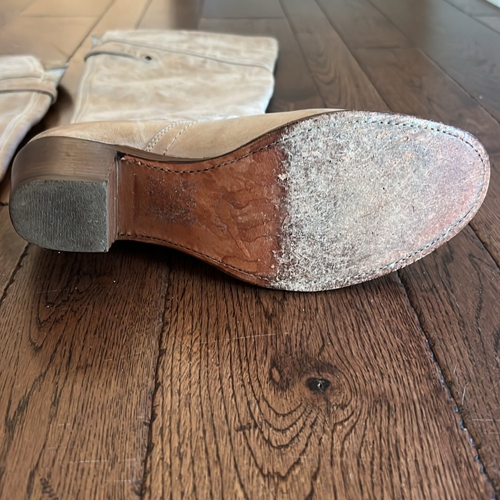 Frye boots cream white tan size 7 - Picture 6 of 6